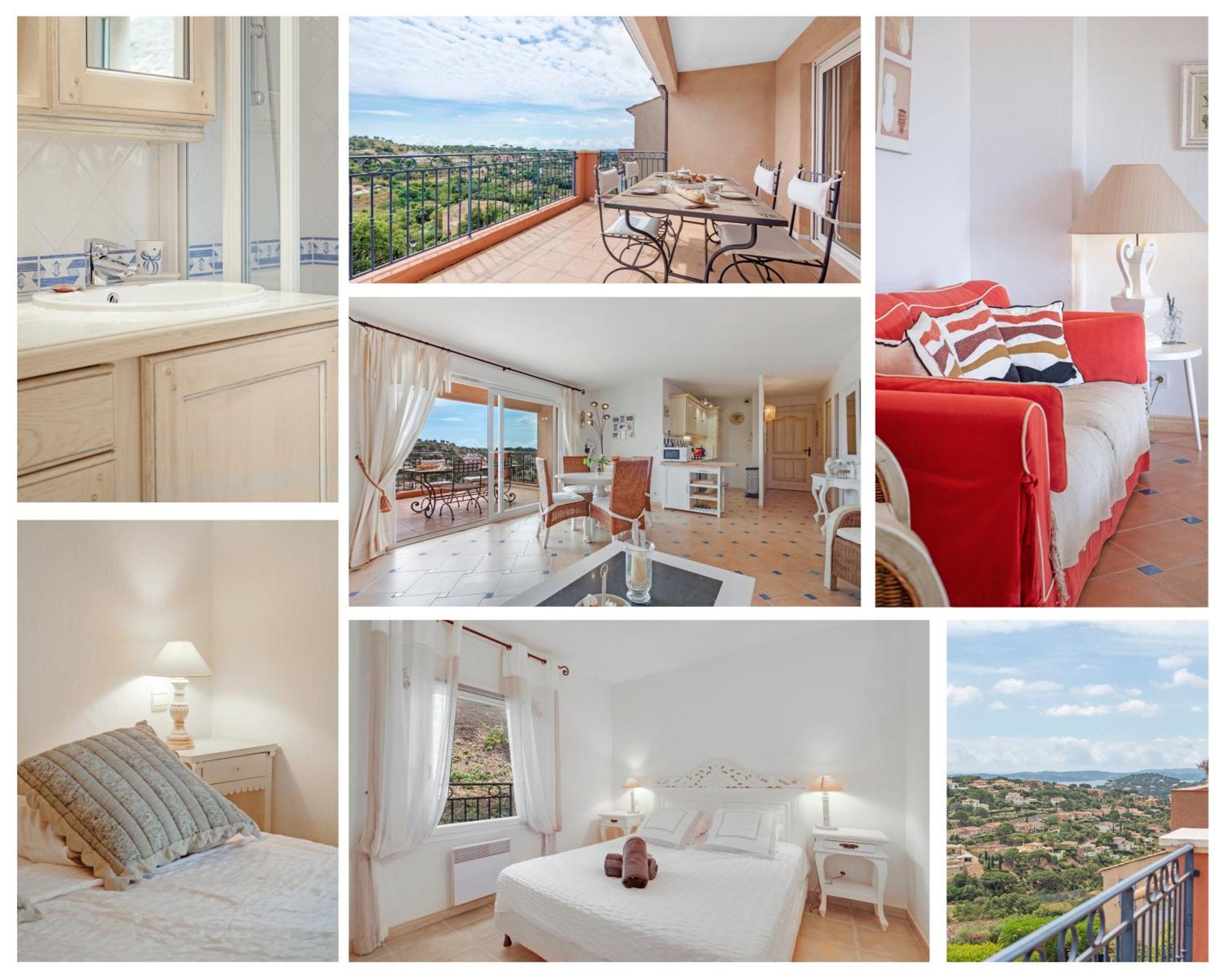Les Cigales, Superbe Vue - Golfe De Sainte-Maxime Apartment ภายนอก รูปภาพ